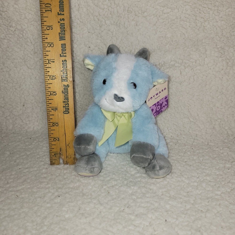 Joyward Animal Adventure 7 Inch Blue Goat Plush Pal Stuffed Animal NWT 673352